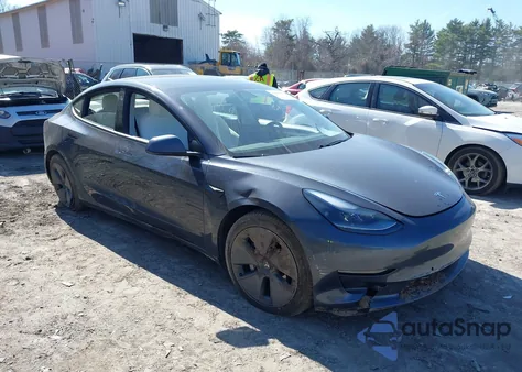 2021 Tesla Model 3 Long Range Dual Motor All-Wheel Drive from USA, damaged, VIN 5YJ3E1EB7MF981272